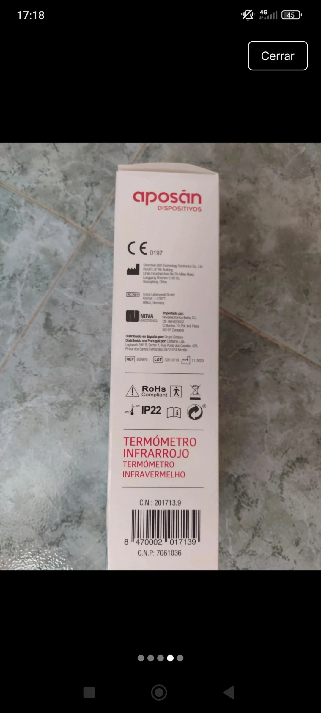 Infrarood thermometer Aposan nieuw – photo 4